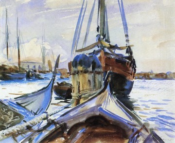 barco - Barco de Venecia John Singer Sargent acuarela